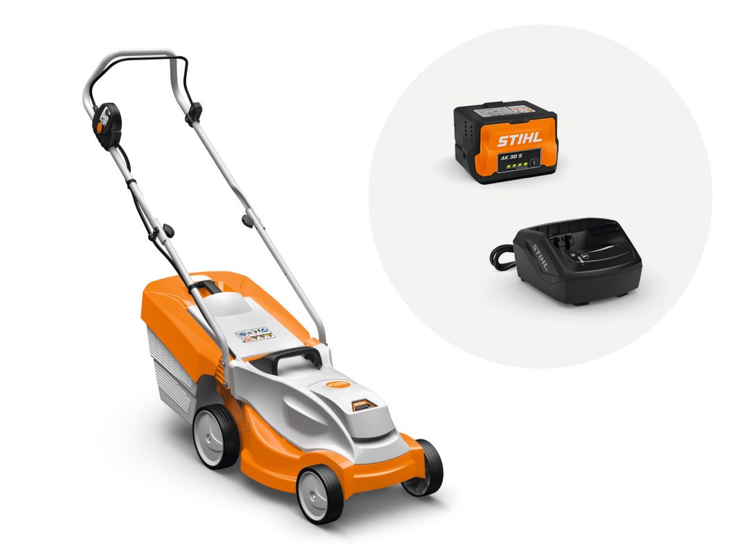 STIHL RMA 235 (1db AK 30 S akkuval és AL 101 töltővel) Kompakt, kis méretű akkumulátoros fűnyíró