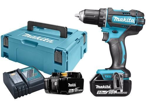Makita DDF484RTJ 18V LXT Li-ion BL 60Nm fúró-csavarbehajtó 2x5.0Ah