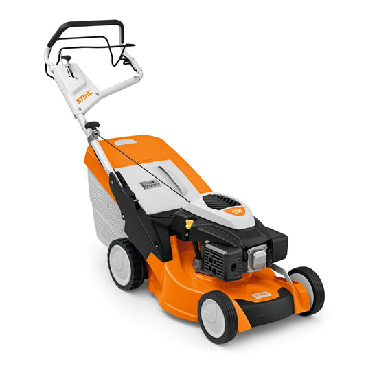 STIHL RM 650 V Benzinmotoros fűnyíró gép fokozatmentesen állítható kerékhajtással, 48 cm-es munkaszélességgel